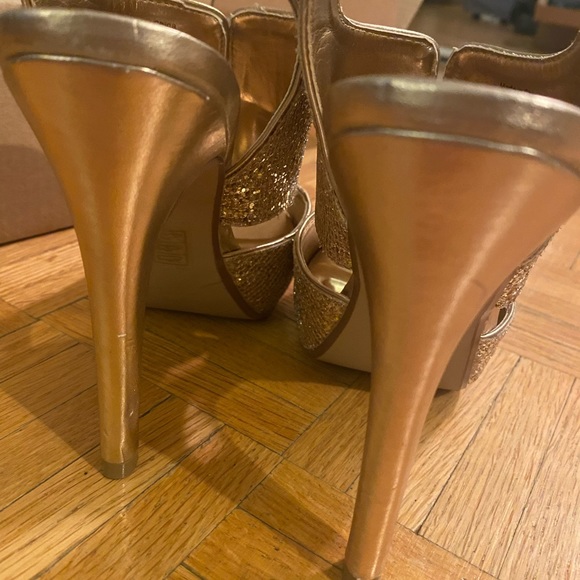 Call It Spring Gold Heels - Picture 4 of 6